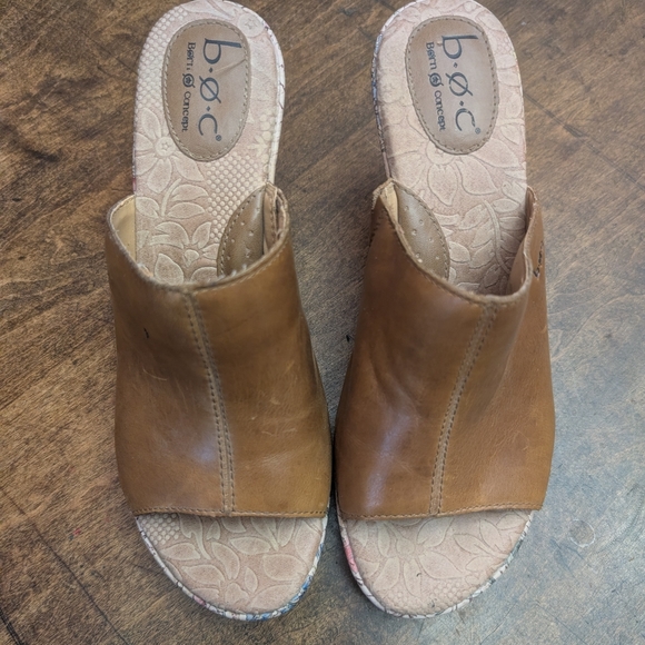 b.o.c. Shoes - b.o.c. Women's Brown Leather Mules